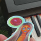 Holographic Blood Moon sticker